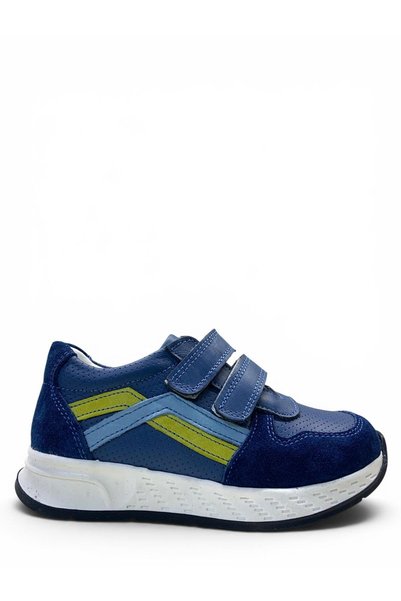 Tuğba Ortopedi 275 Orthopedic 100% Genuine Leather Boys' Preschool Blue Sneaker