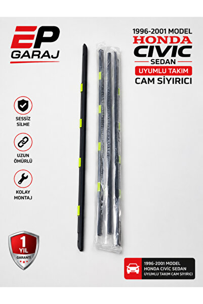 EP GARAJ OTOMOTİV HONDA CİVİC İES SEDAN UYUMLU 1996-2001 MODEL TAKIM CAM SIYI...