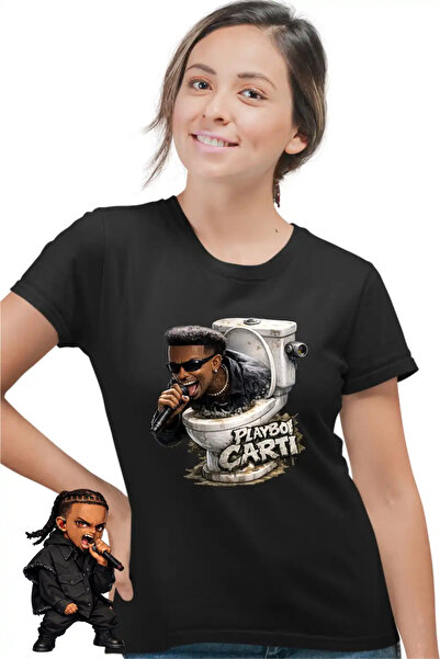 OEM Women's T-shirt Playboi Carti Skibidi Toilet