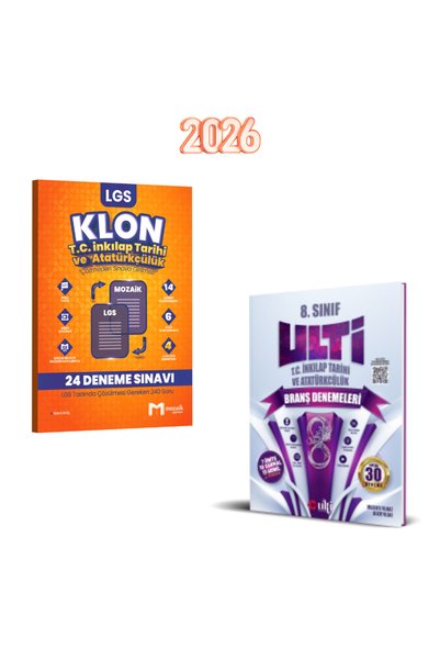 Okyanus Yayınları Mozaik Yayınları 8. Sınıf LGS T.C. İnkılap Tarihi ve Atatür...