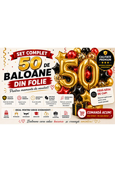 OEM SET OF 50 ROUND FOIL BALLOONS (RO-V01) (Allma-50XBALON)