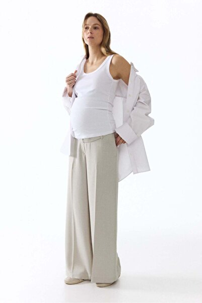 H&M MAMA Wide tailored trousers