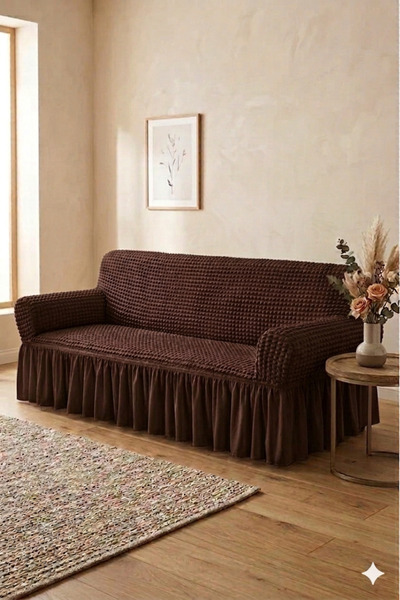 TUCHMALL Elastic 3-Seater Sofa Cover Non-Slip Stretchable and Washable Sofa S...