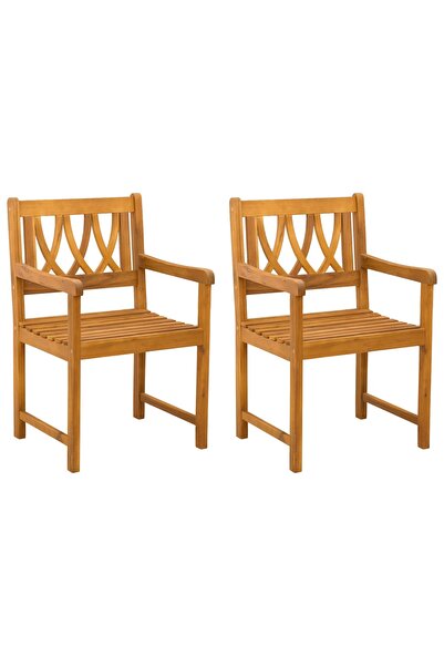 vidaxl Bancă de exterior 2 pcs 56 x 55,5 x 90 cm