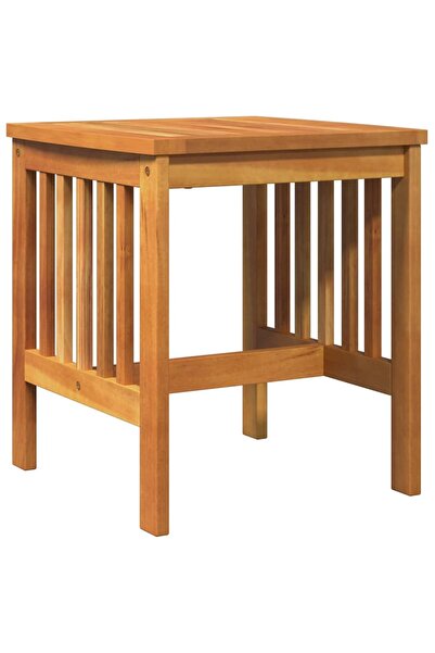 vidaxl Solid Acacia Wood Oil Side Table