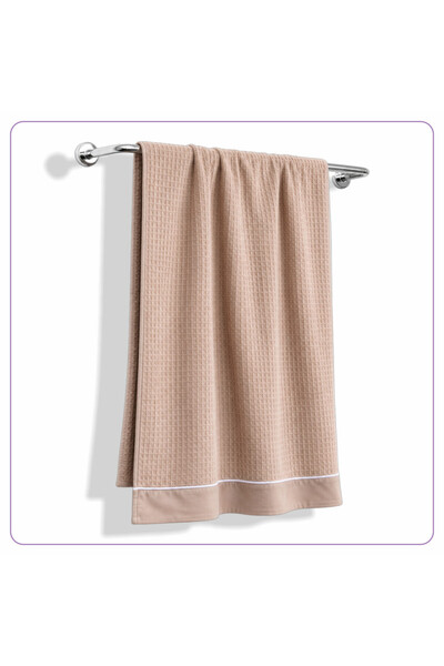 Donetella 1 Pcs Bath Towel 70x140 cm – 310 GSM Waffle Microfiber, Soft, Absor...