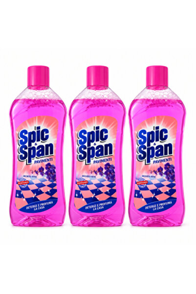 SPIC & SPAN Set 3 x Detergent pentru pardoseli Black Orchid, detergent parfum...