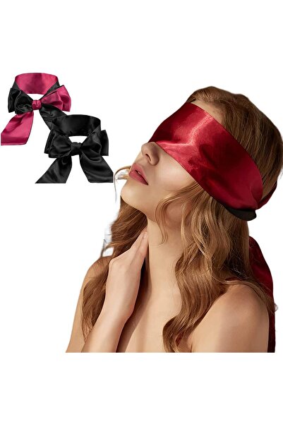 Arabest 2-Pack Pure Silk Sleep Eye Mask,Soft Satin Eyeshade,Pressure-Reducing...