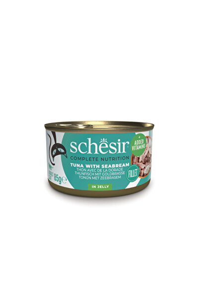 Schesir Κονσέρβα Γάτας Ζελέ με Τόνο και Τσιπούρα 85gr