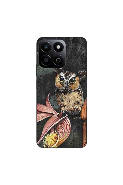 OEM Husa compatibila cu Honor 200 Smart Silicon Gel Tpu Model Owl Painted