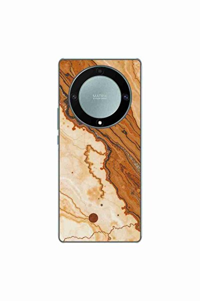 OEM Husa compatibila cu Honor Magic 5 Lite Silicon Gel Tpu Model Caramel Marb...