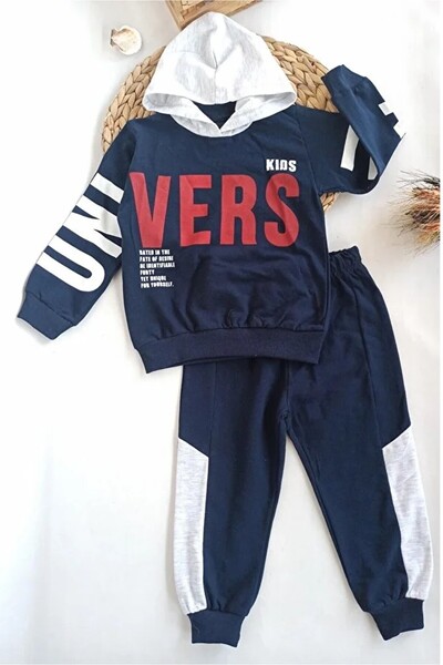 BEBENAZ Wers Printed Hoodie Seasonal Children's Set
