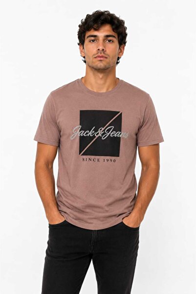 ANATOLIATEKSTILE Tricou Bărbați cu Print Modern Slim Fit Casual Streetwear Pr...