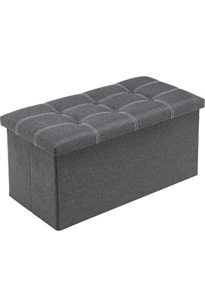 Diason 30 inches Folding Storage Ottoman, Ottoman with Footrest Seat Support ...