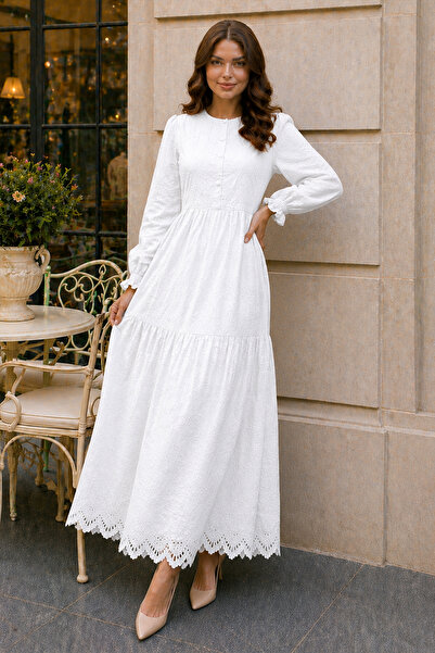 benguen Fisto Dress B4469 White