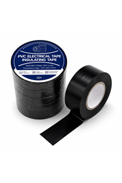 Maco Bandă izolatoare electrică din PVC 600 V – 19 m, Negru