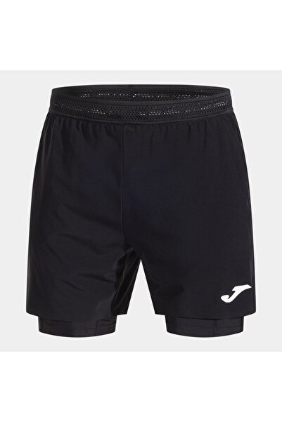 Joma 104441.100 شورت سماش للتنس والبادل للرجال - أسود
