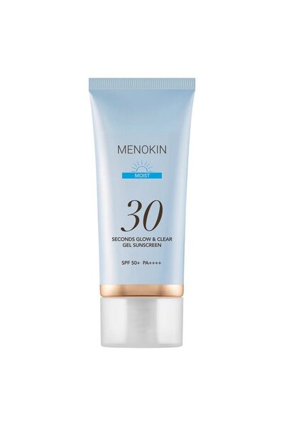 Menokin 30 SECONDS GLOW & CLEAR GEL SUNSCREEN – MOIST - Gel-Cream Sun Protect...