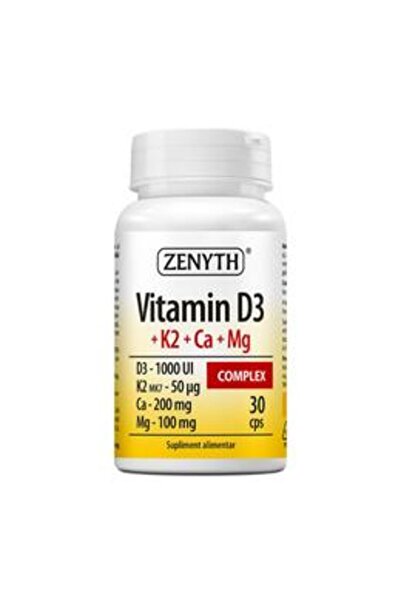 Zenyth Pharmaceuticals Vitamina D3 + K2 + Ca + Mg Complex - Zenyth Pharmaceut...