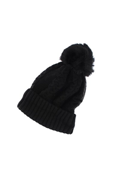 ButicCochet Pălărie de damă, ButicCochet, 70% viscoză 30% lână, cu ciucure, m...