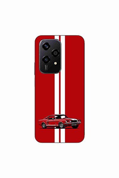 OEM Husa compatibila cu Honor 200 Lite Silicon Gel Tpu Model Red Mustang