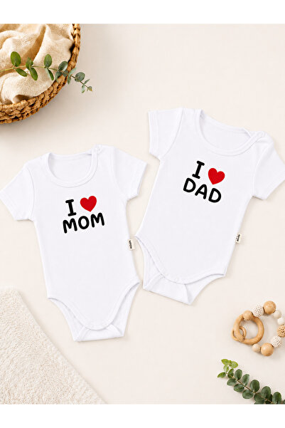 KARAMİLA 2'li Unisex Bebek Zıbın %100 Pamuk Yumuşak Dokulu Body