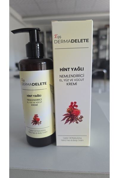 Egş DERMA delete HİNT YAĞLI EL YÜZ VE VUCUT KREMİ 250ml