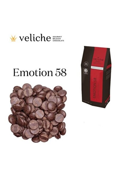 Veliche CakeMasters Ciocolată belgiană autentică Neagră Emotion 58% VRAC 1kg