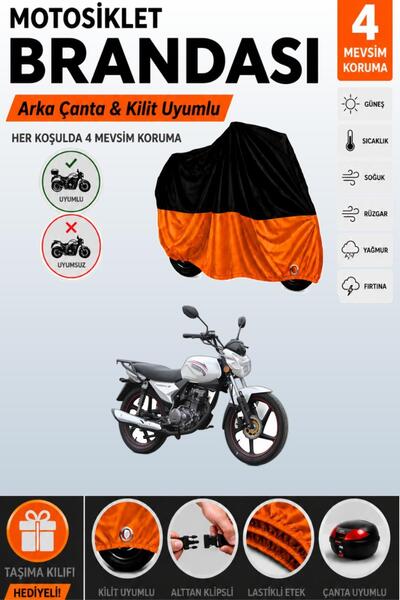 Cemku Double Black Top - Orange Bottom, Rear Bag Compatible Kuba Razore 100 M...