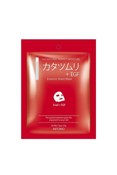 Mitomo REGENERARE CU SNAIL + EGF - Mască facială tip șervețel cu extract de melc