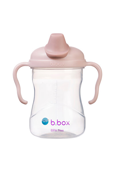 b.box Transition cup with spout, +4 months, 240 ml, Powder pink,