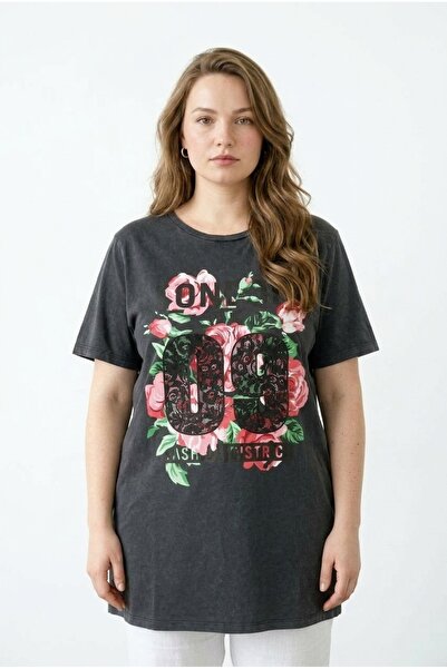 Stil Diva Acid Washed T-Shirt