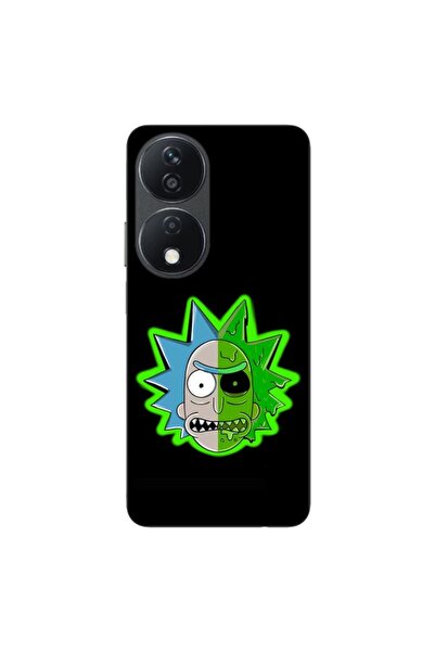 OEM Husa compatibila cu Honor X7b Silicon Gel Tpu Model Rick And Morty Alien
