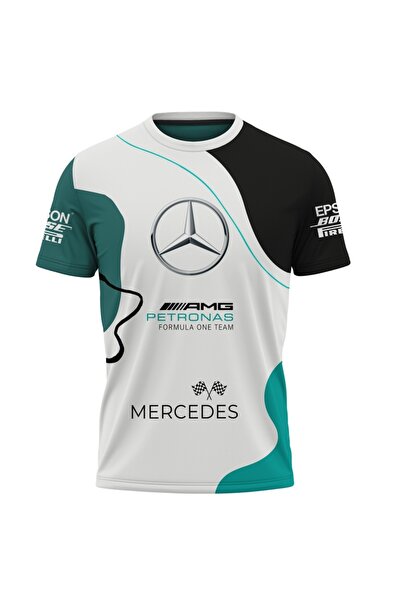 OEM Tricou barbati Mercedes , maneca scurta multicolor D184