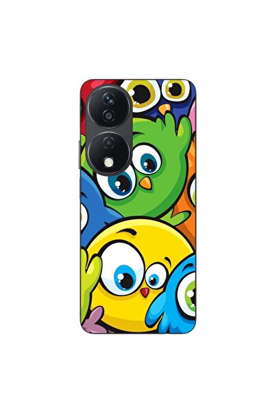 OEM Husa compatibila cu Honor X7b Silicon Gel Tpu Model Bufnite Colorate