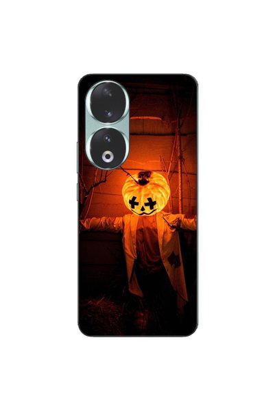 OEM Θήκη συμβατή με Honor 90 5G από σιλικόνη gel TPU με σχέδιο Halloween Scar...
