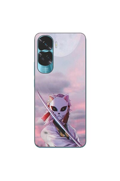 OEM Husa compatibila cu Honor 90 Lite 5G Silicon Gel Tpu Model Demon Slayer S...