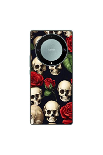 OEM Θήκη συμβατή με Honor Magic 5 Lite από σιλικόνη gel TPU με σχέδιο Νεκροκε...