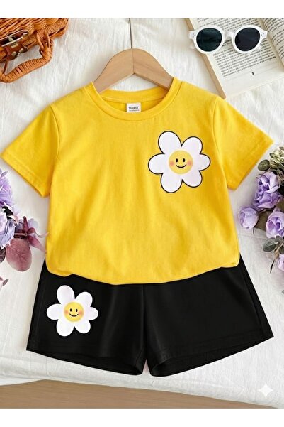 NC Nicee Clothes Tricou și pantaloni scurți de vară pentru copii, unisex (imp...