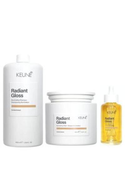 Keune Hair Illuminating Package - Radiant Gloss Illuminating: Shampoo 1000 ml...