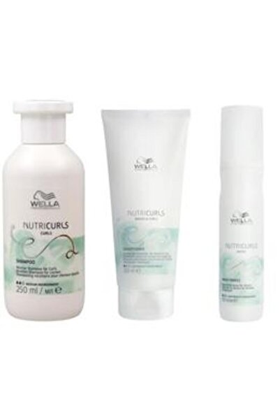Wella Professionals Pachet pentru Par Cret si Ondulat - Nutricurls: Sampon 25...