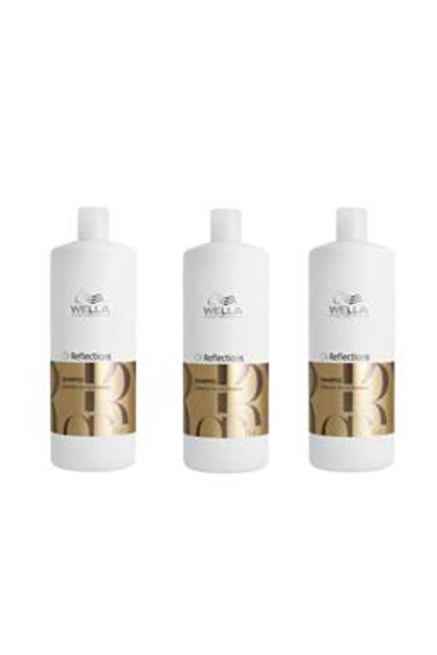 Wella Professionals Pachet 3 x Sampon pentru Par Neted si Stralucitor - Oil R...