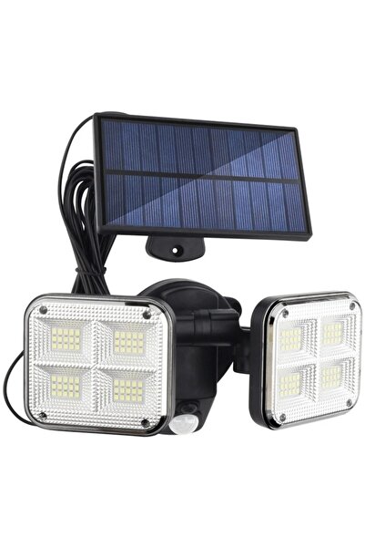 MIIQ2 120 LED Güneş Enerjili Solar Lamba 20W Hareket Sensörlü Su Geçirmez Dış...