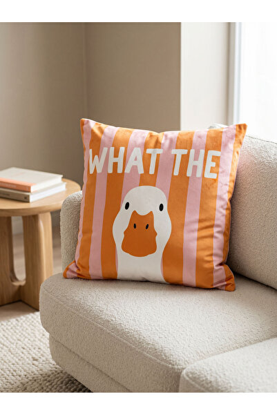 Artvibe What The Duck Renkli Kırlent Kılıfı