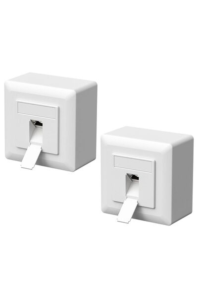FGB 2x Priză de rețea universală, Priză de date, Priză de rețea CAT6a, 1 port...