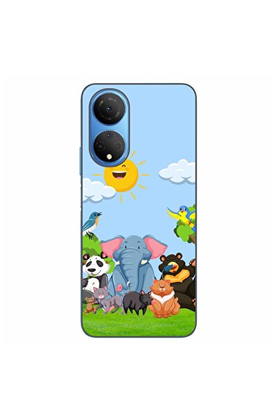 OEM Husa compatibila cu Honor X7 Silicon Gel Tpu Model Prietenii Junglei