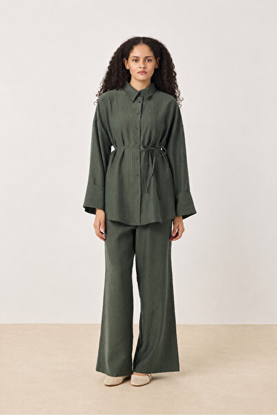 QANU Nua Striped Suit Green