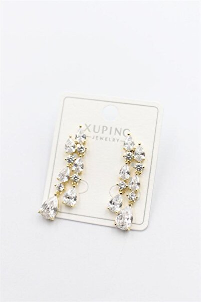 atastore2017 Jewelled Earrings - Gold