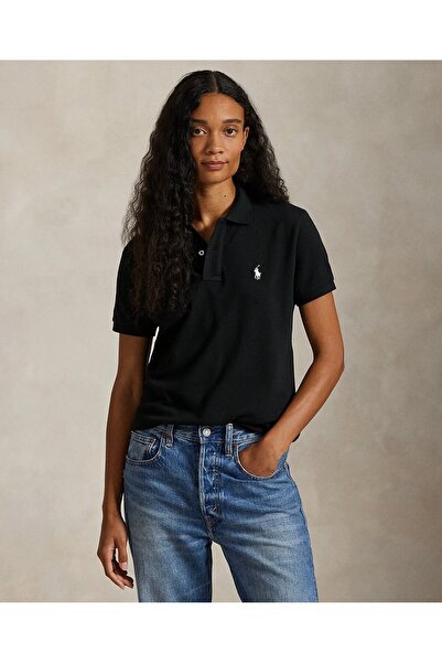 Ralph Lauren Black Label Klasik Kesim Fileli Polo Tişört