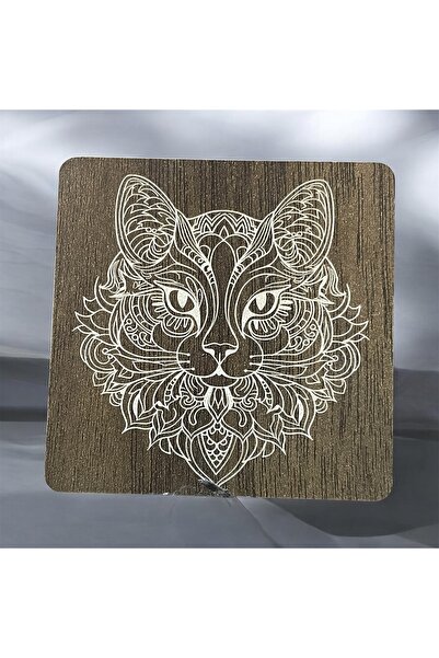 ecce reklam ürünleri eccereklam.com 6-Piece Mdf Coasters Decorative Ecceca1000